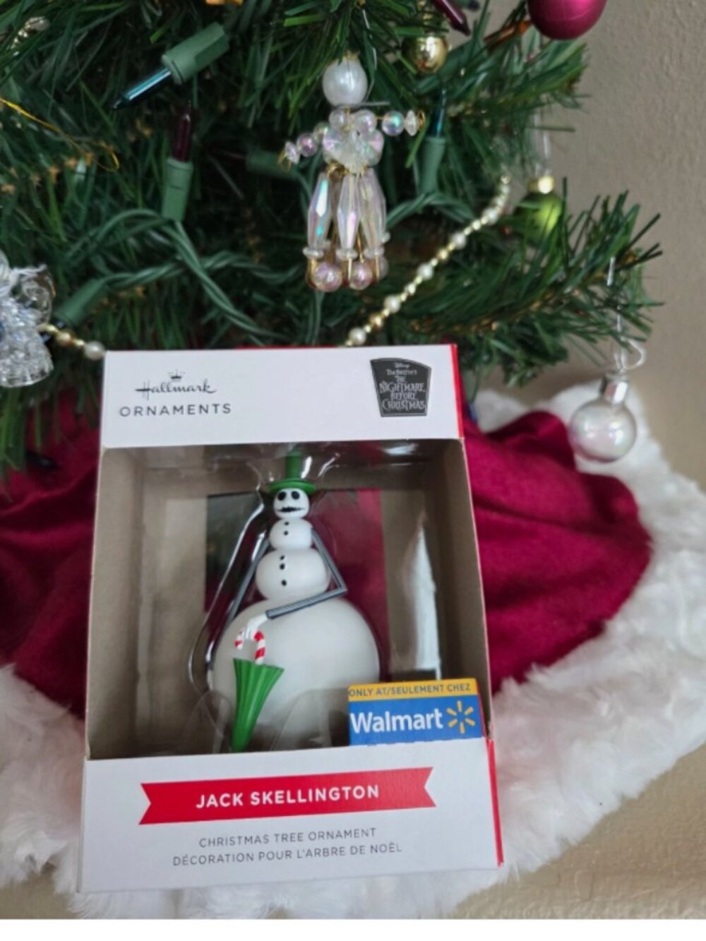 Hallmark Christmas Ornament Nightmare Before Christmas Snowman Jack Skellington